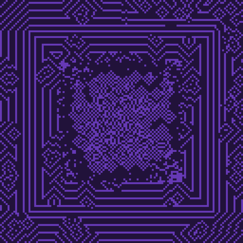 Tegodego Flow Maps Generator #48 static NFT preview