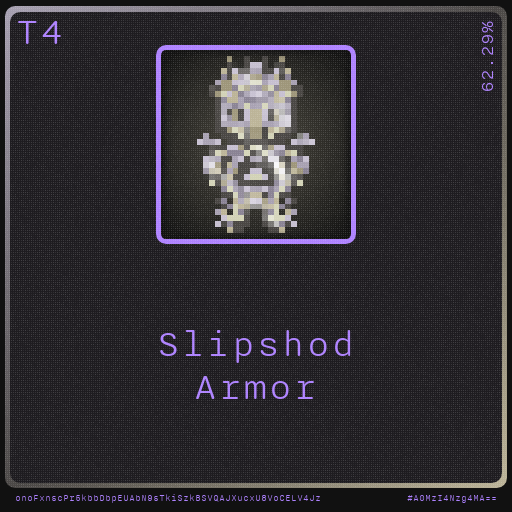 Gear for your quests - Armor #38 static NFT preview