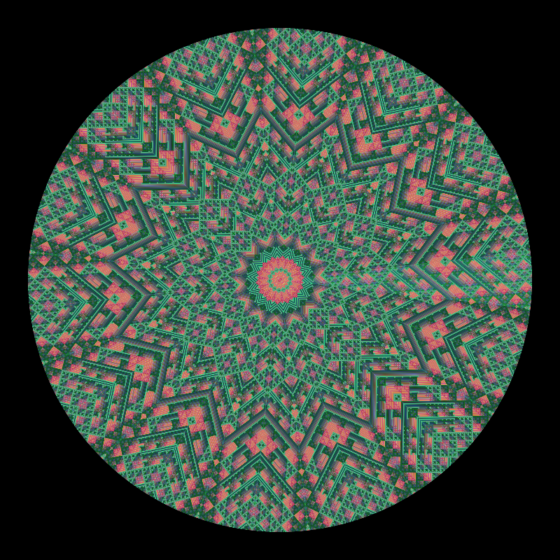 Binary kaleidoscope #95 static NFT preview
