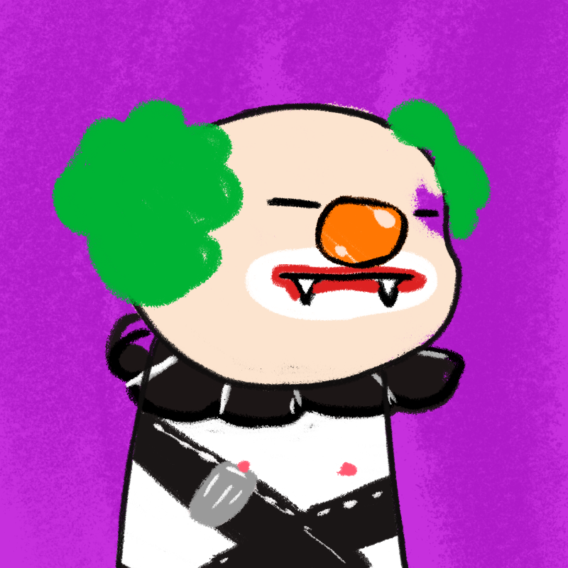 Peculiar clown #57 static token preview