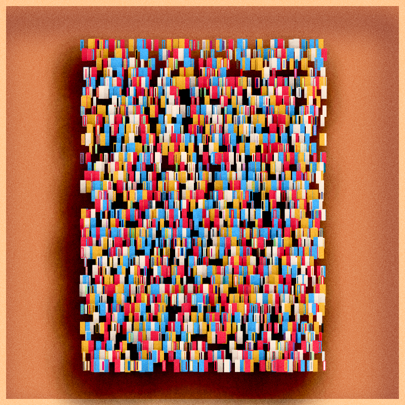 Floating Bookshelves #67 static NFT preview