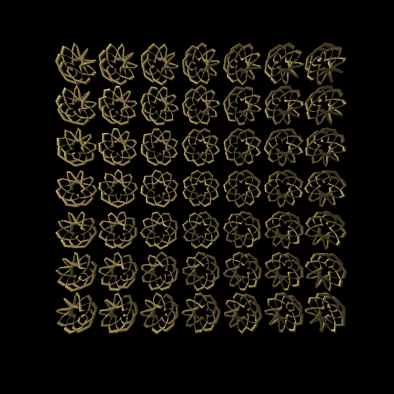 49 Knots #100 static NFT preview