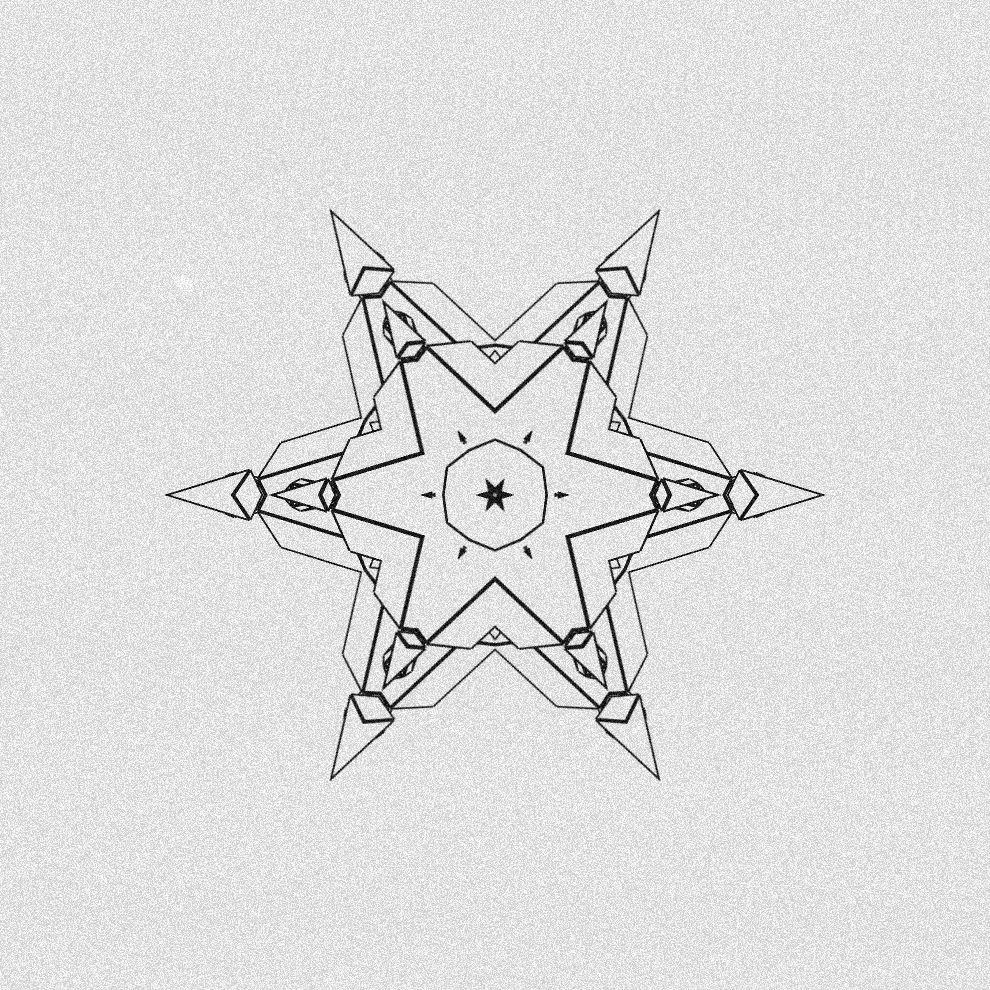 Monochrome Kaleido #196 static token preview