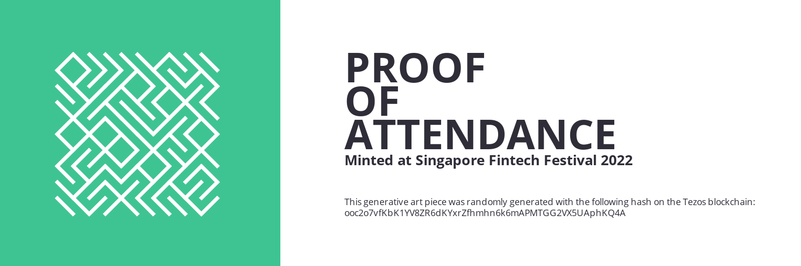 SFF2022 Proof of Attendance Token #1653 static token preview