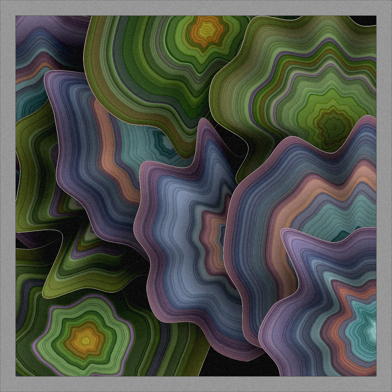 In the woods : close-up #55 static NFT preview