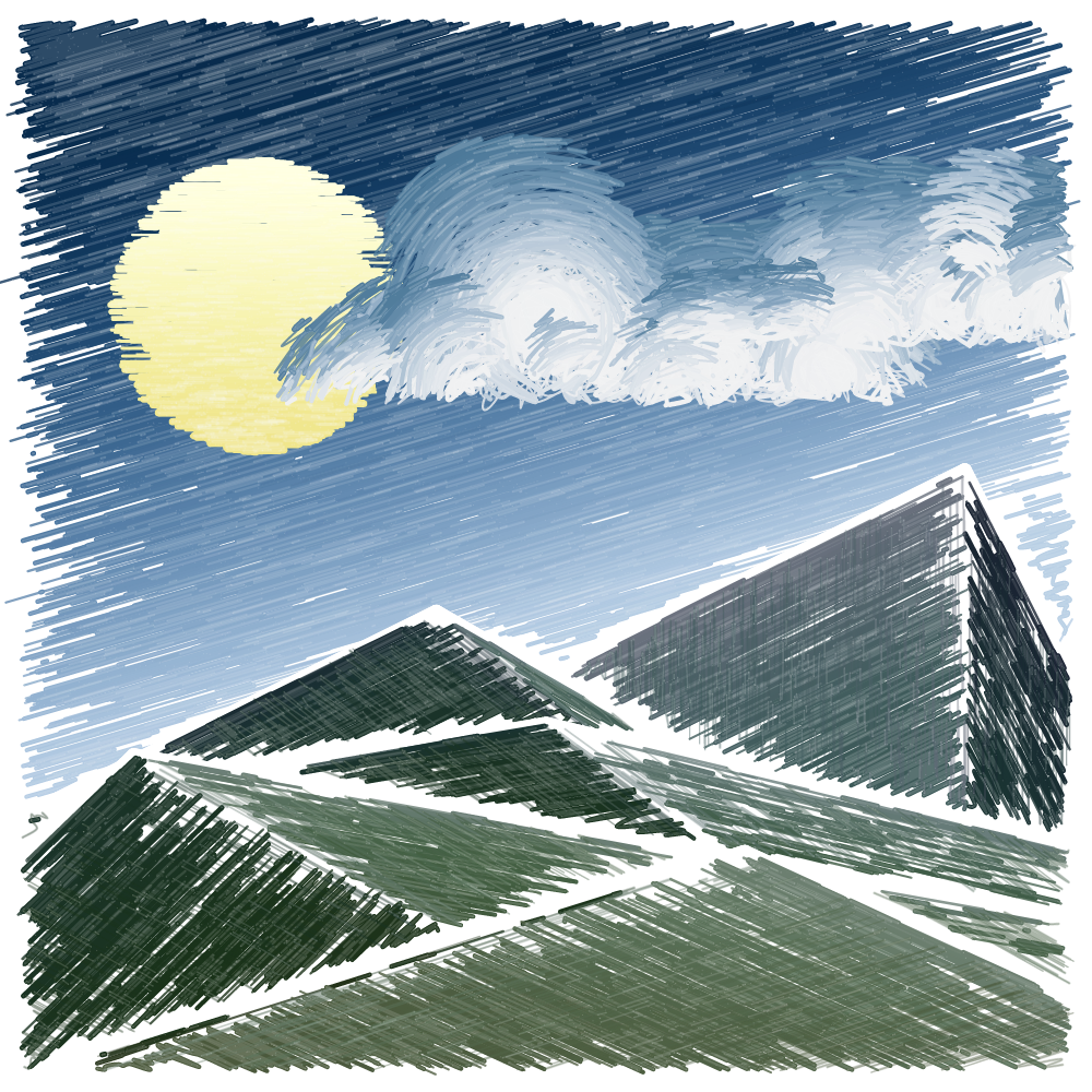 Mount Doodle #77 static NFT preview