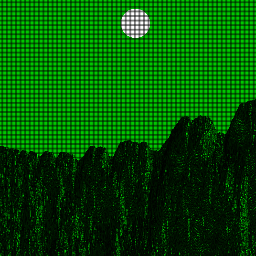 Classic generative landscape #46 static token preview
