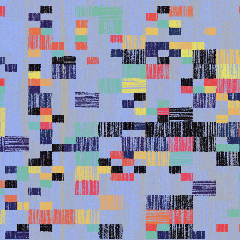 Composition #3 Patchwork Quilt #76 static token preview