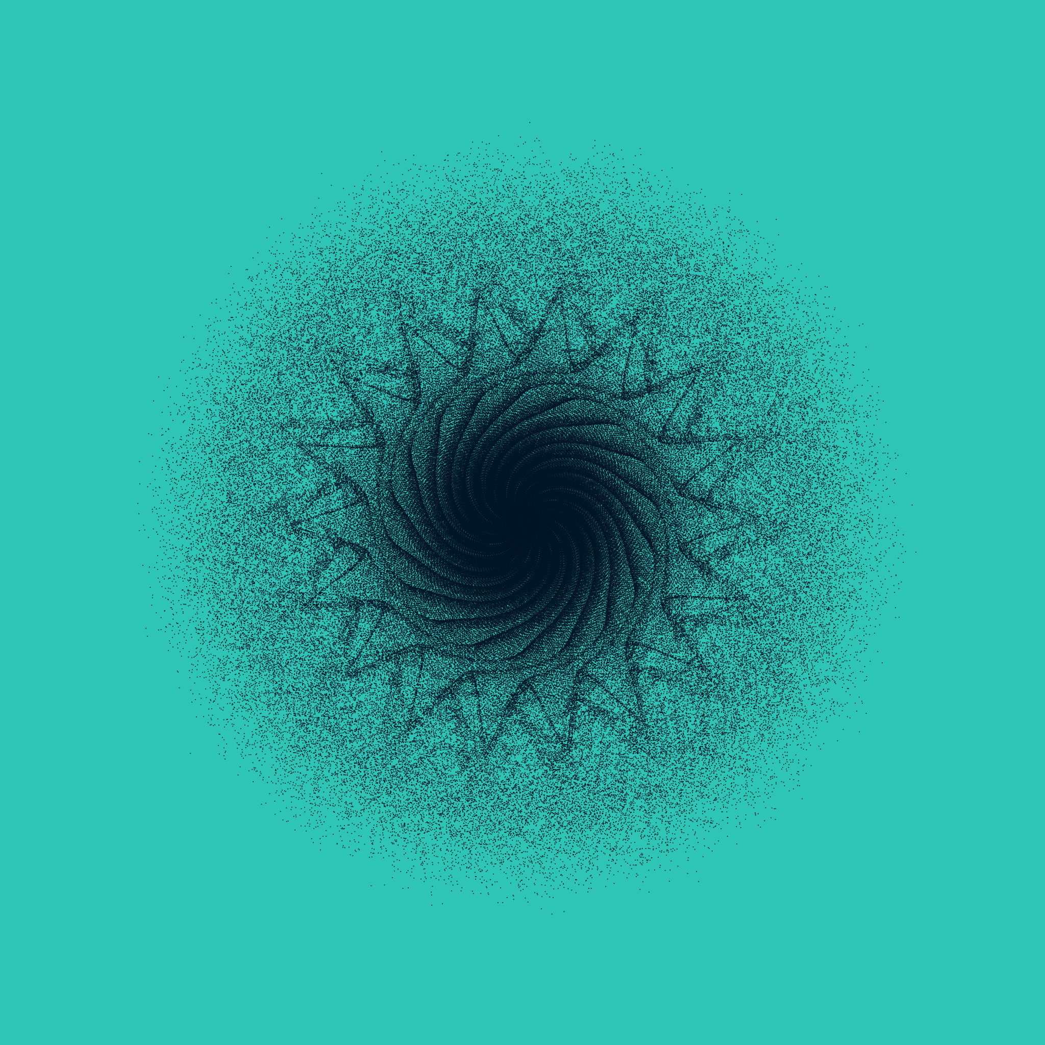 CIRCULAR MURMURATIONS #176 static NFT preview