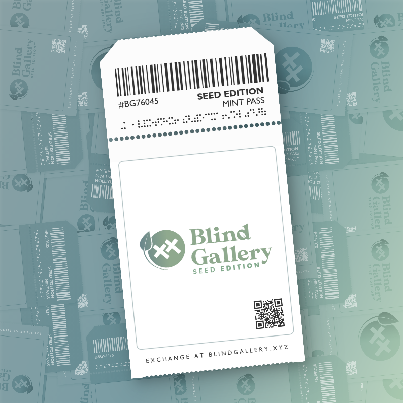 Blind Gallery Mint Pass (Seed Edition) #294 static NFT preview