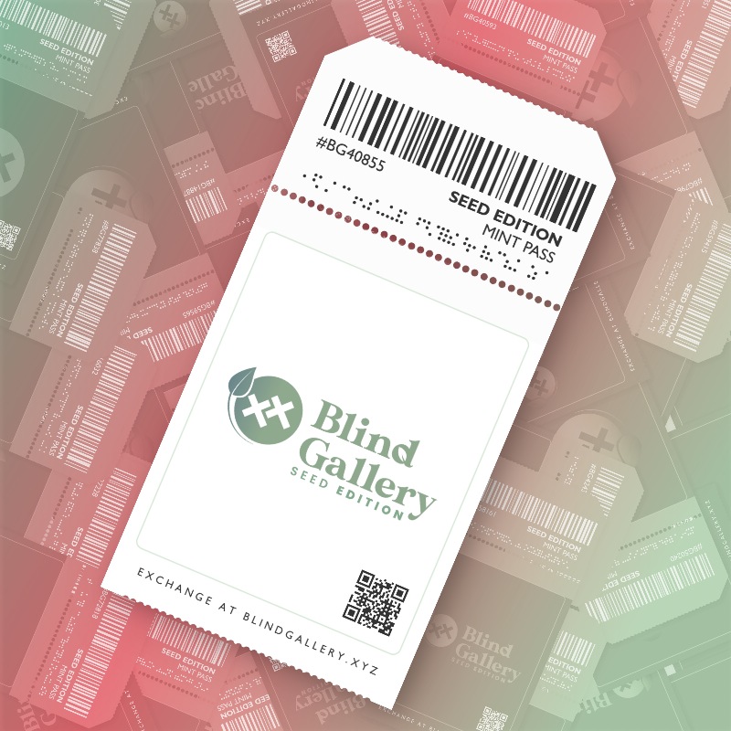 Blind Gallery Mint Pass (Seed Edition) #587 static NFT preview