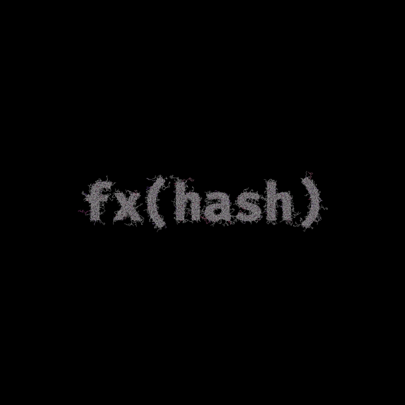 FXHASH Generative Logo #869 static token preview