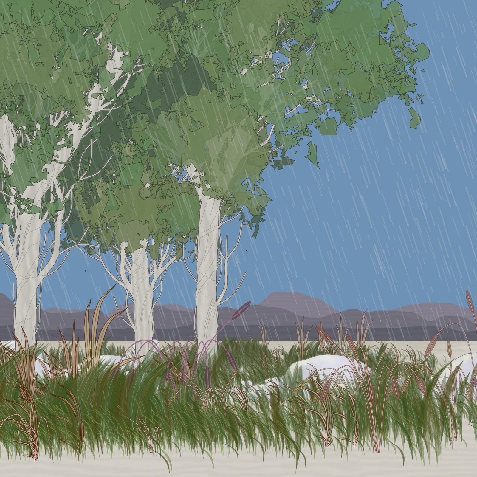 Rain Ritual #125 static NFT preview