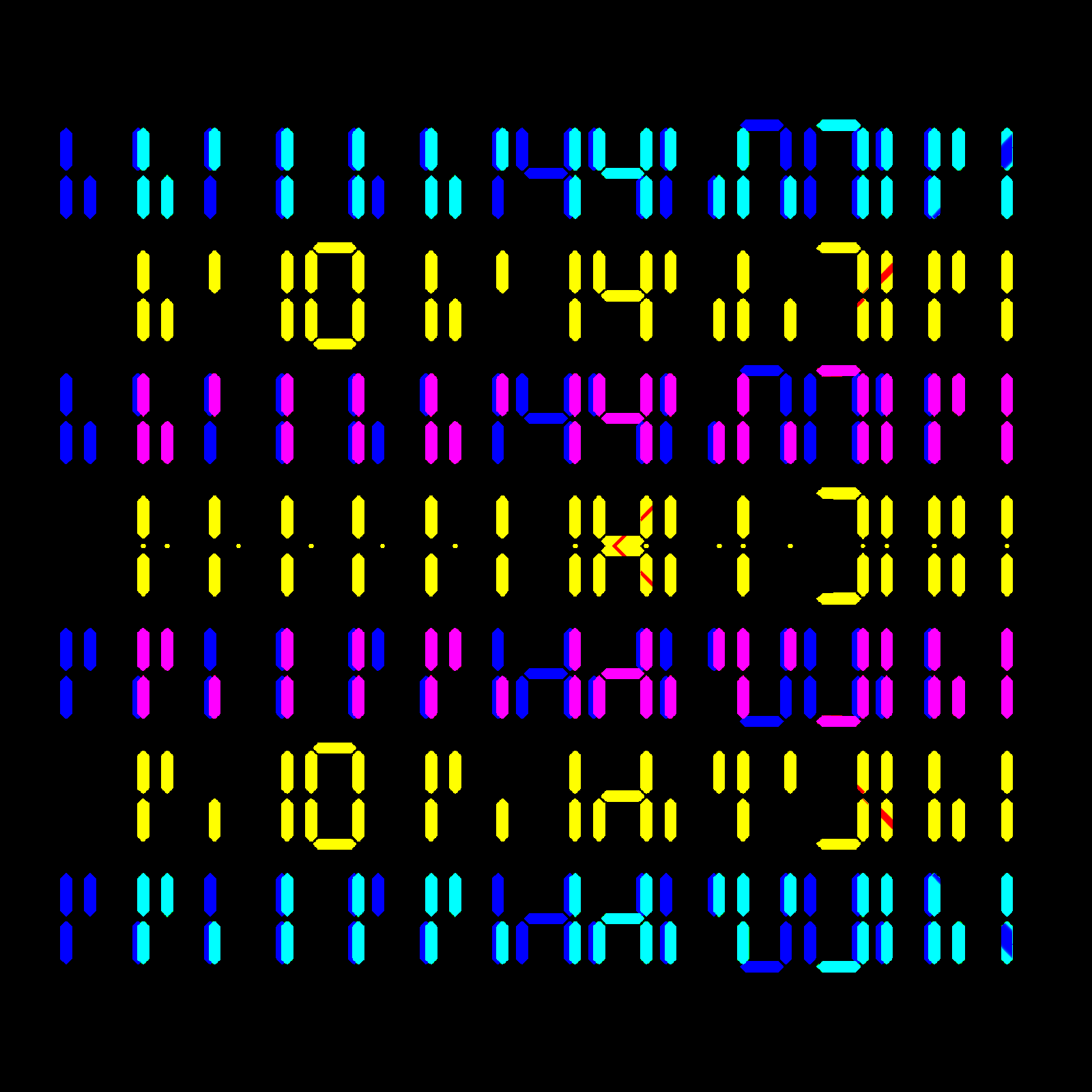 Digits #1034 static NFT preview