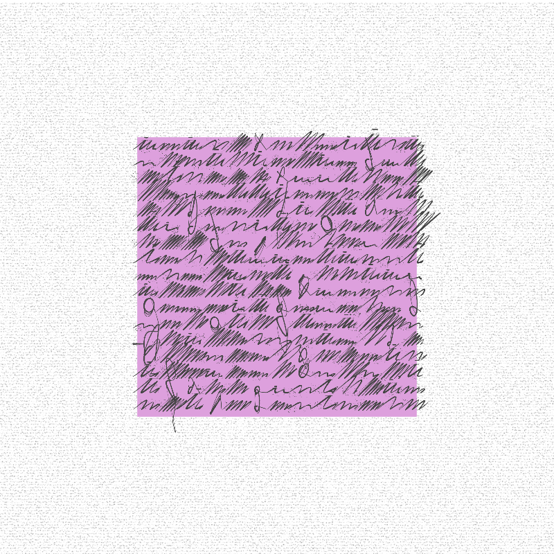 Asemic Kaleidoscope #52 static NFT preview