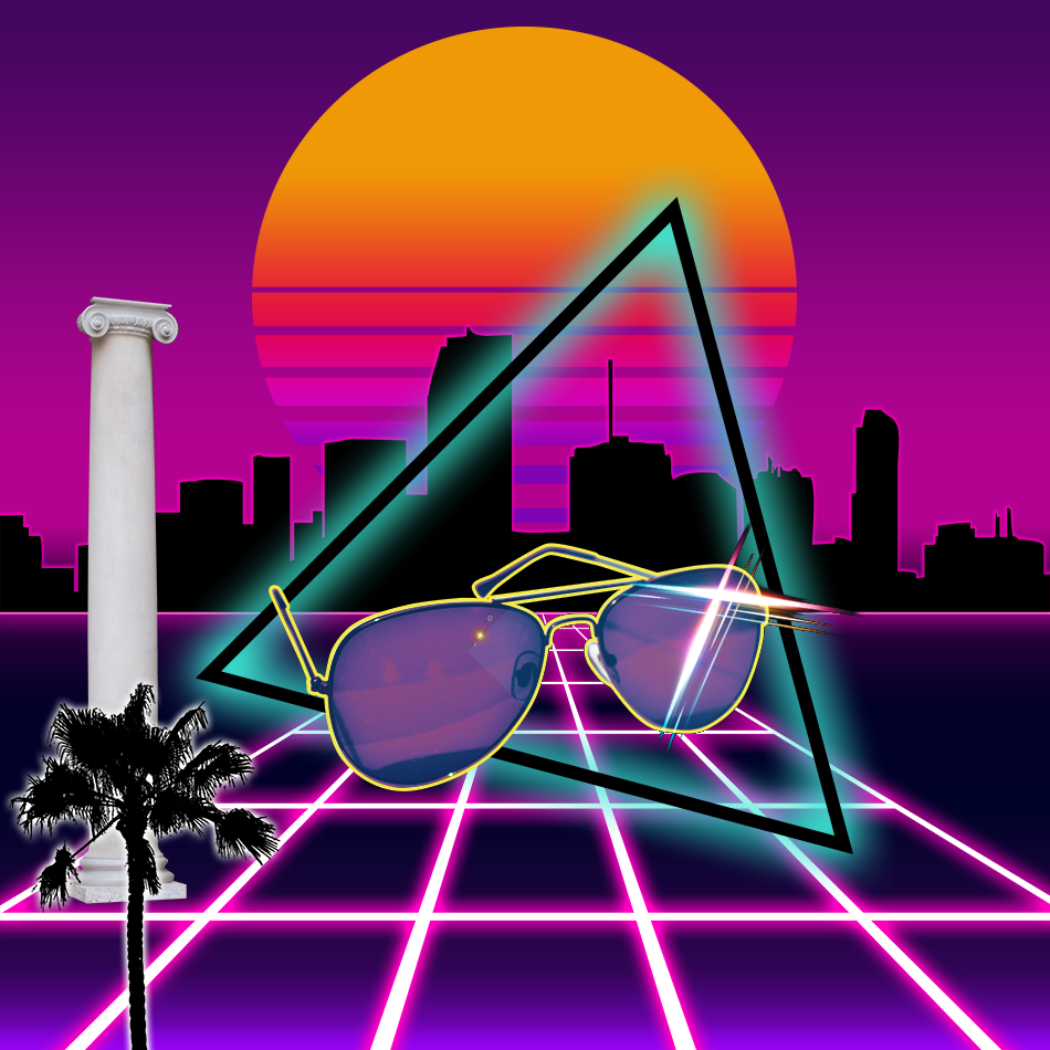 S Y N T H W A V E Nightlife Generator #87 static token preview