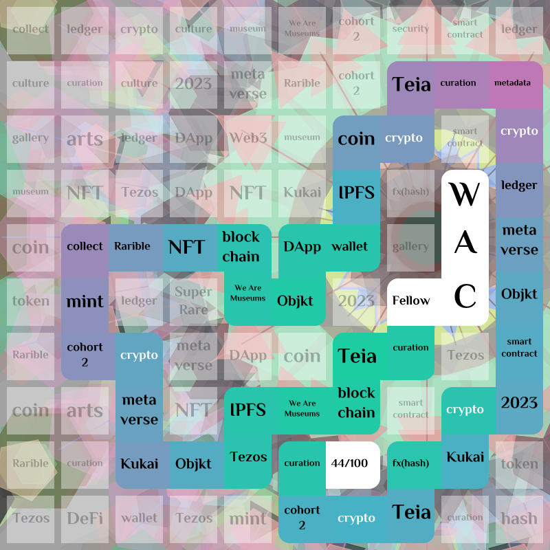 Waccy - learning snake #30 static NFT preview