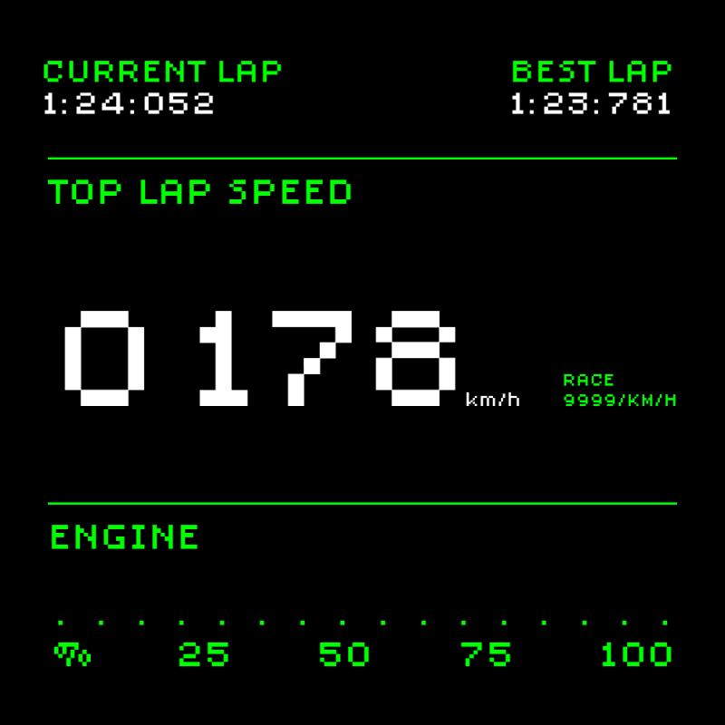 F-1RacingTez #261 static NFT preview