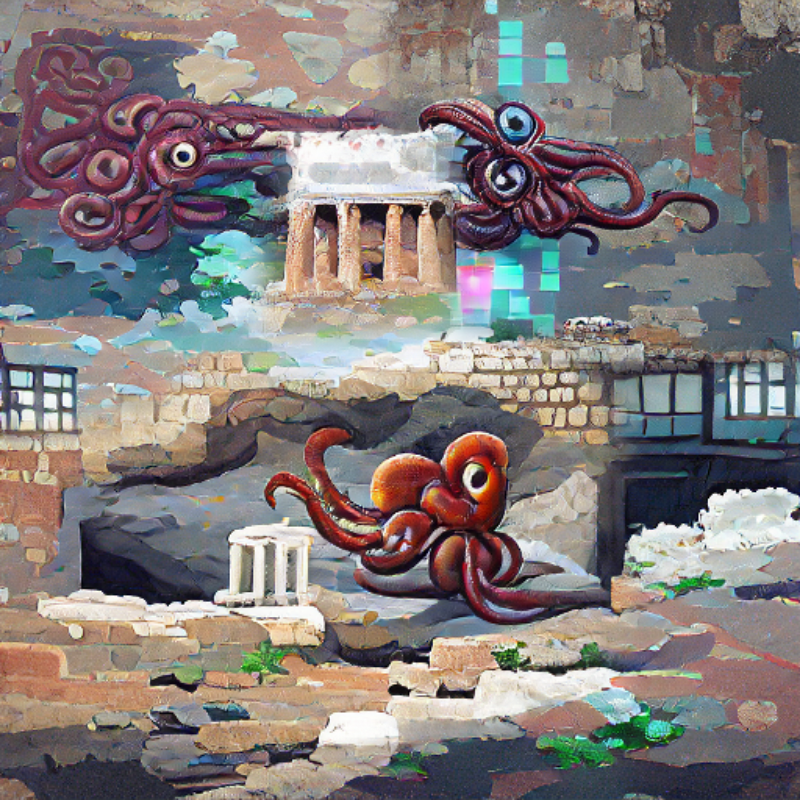 Octopus's Gardens and Ruins #25 static token preview