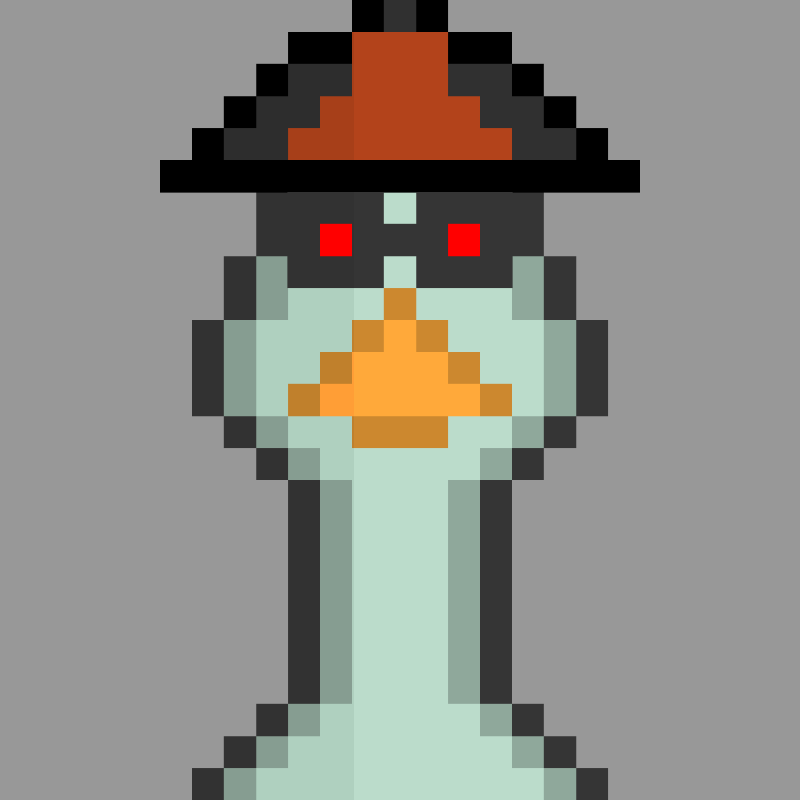 Morixels Goose #687 static NFT preview