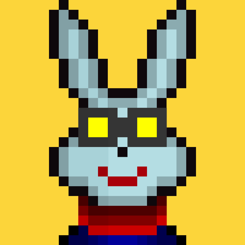 Morixels Rabbits #93 static NFT preview