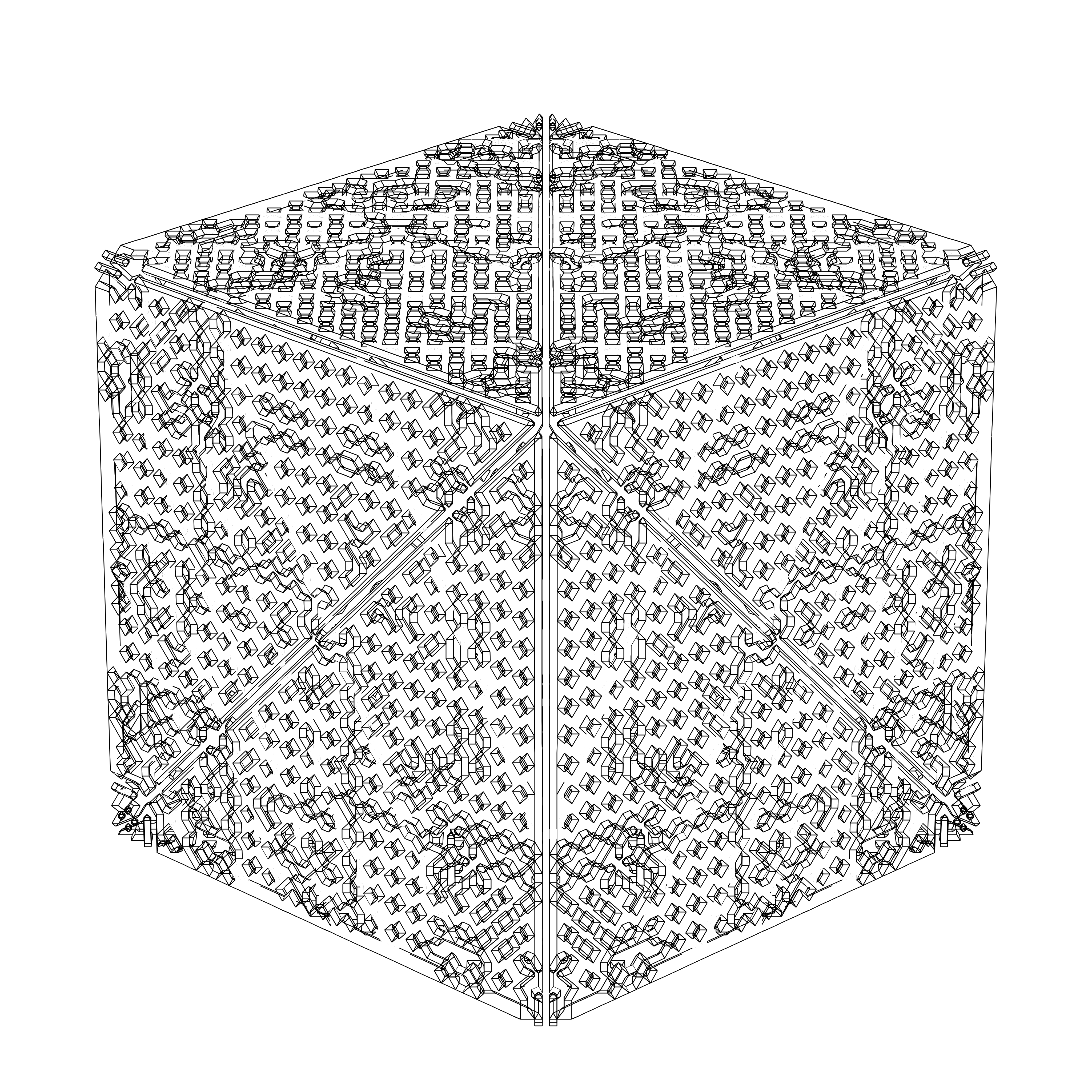 LL21 Alien Art Cube #55 static token preview