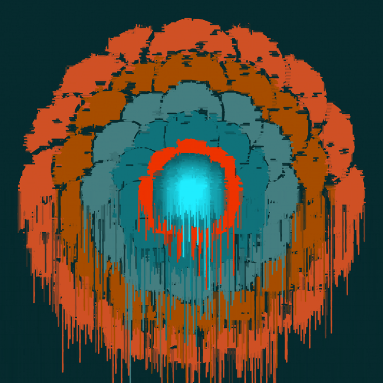 Melted flower #5 static token preview