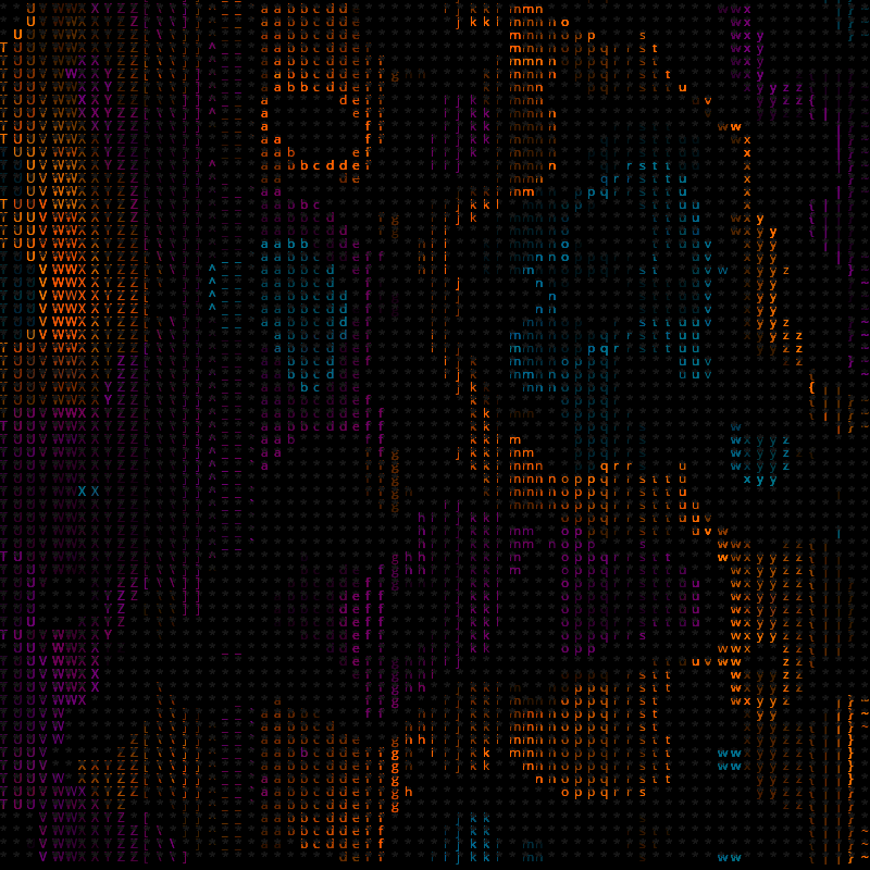 Ascii Noise #18 static token preview