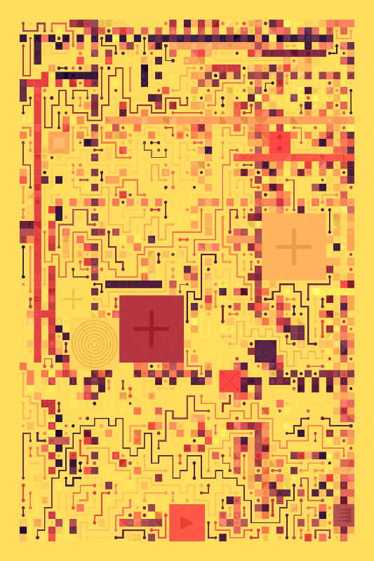 Scattered Pathways #357 static NFT preview