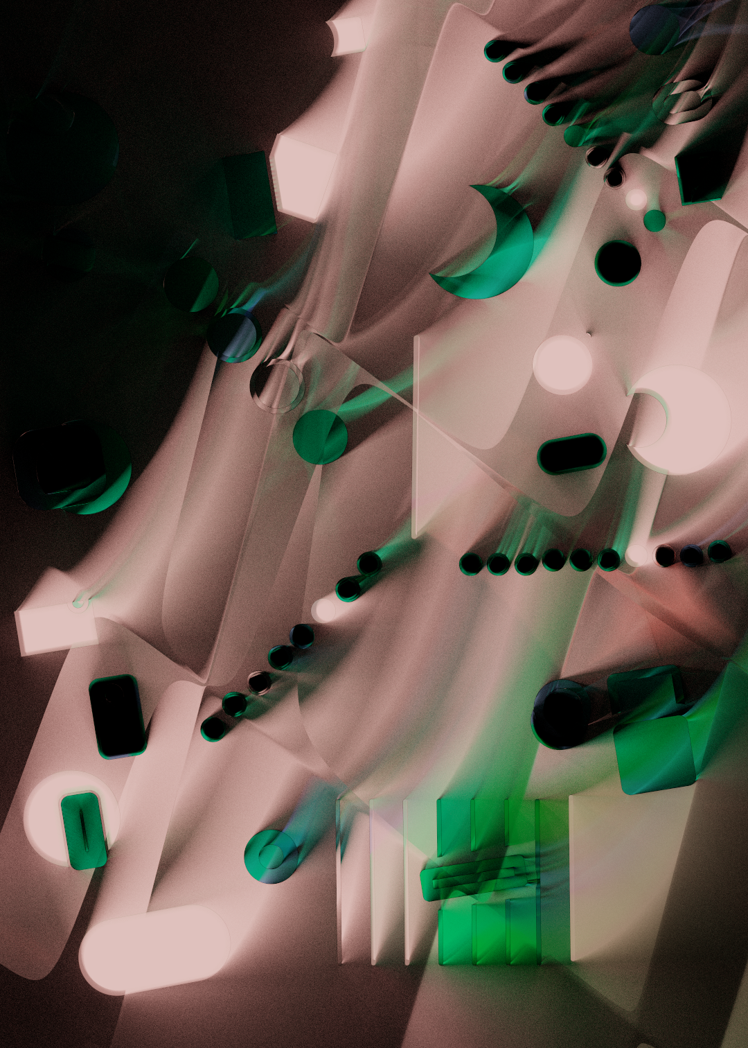 Caustic Obstacles #71 static NFT preview
