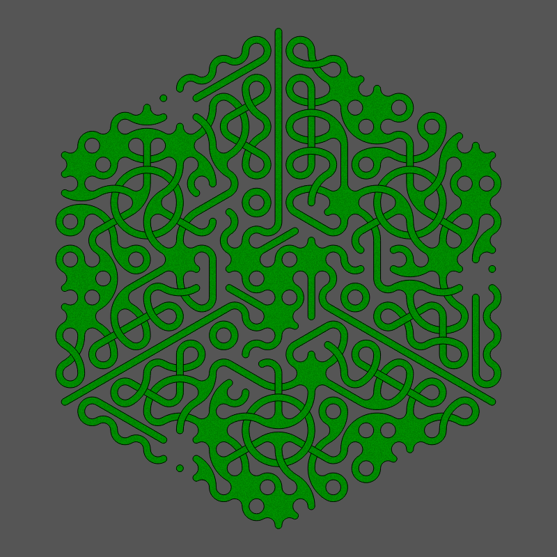 Threefold Symmetry - Dark Variations #196 static token preview