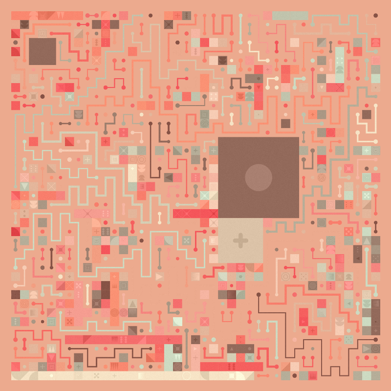 Scattered Pathways #174 static NFT preview