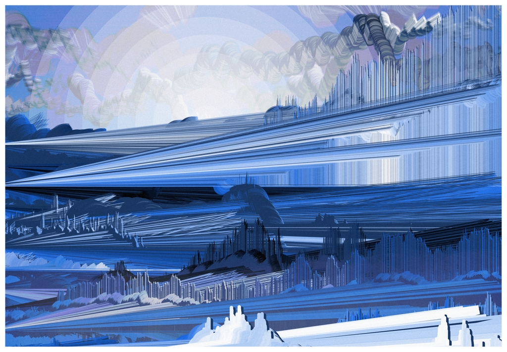 Industry on Future Clouds #161 static NFT preview