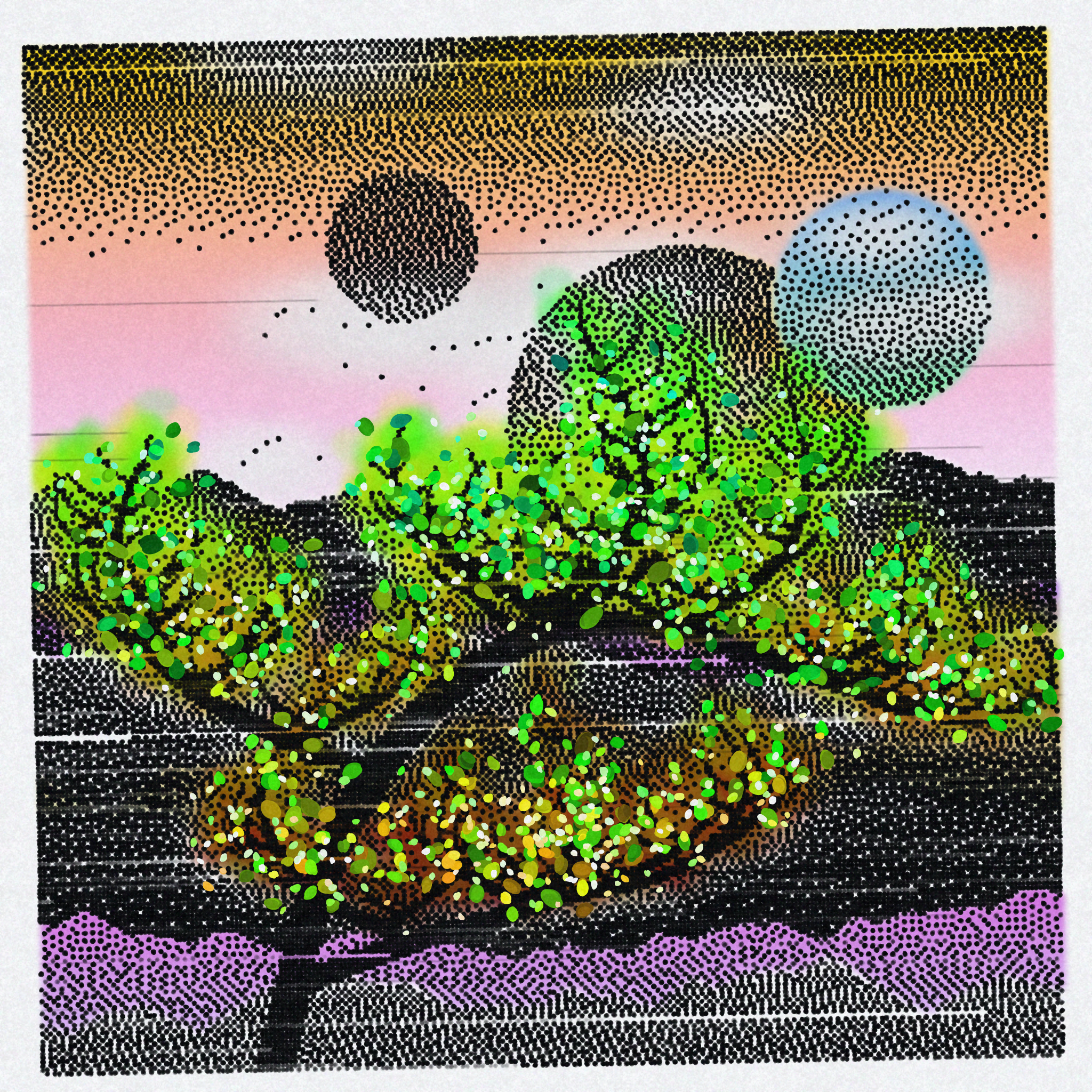 Dithered Branches #145 static token preview