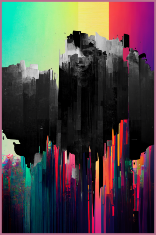 Glitched #18 static token preview