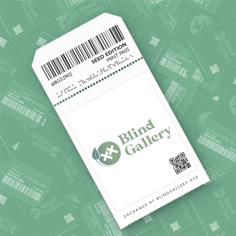 Blind Gallery Mint Pass (Seed Edition) #597 static NFT preview