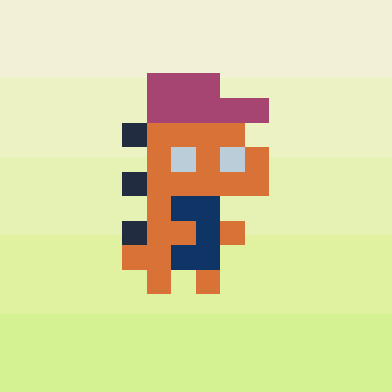 Coded Tiny Dinos #100 static NFT preview