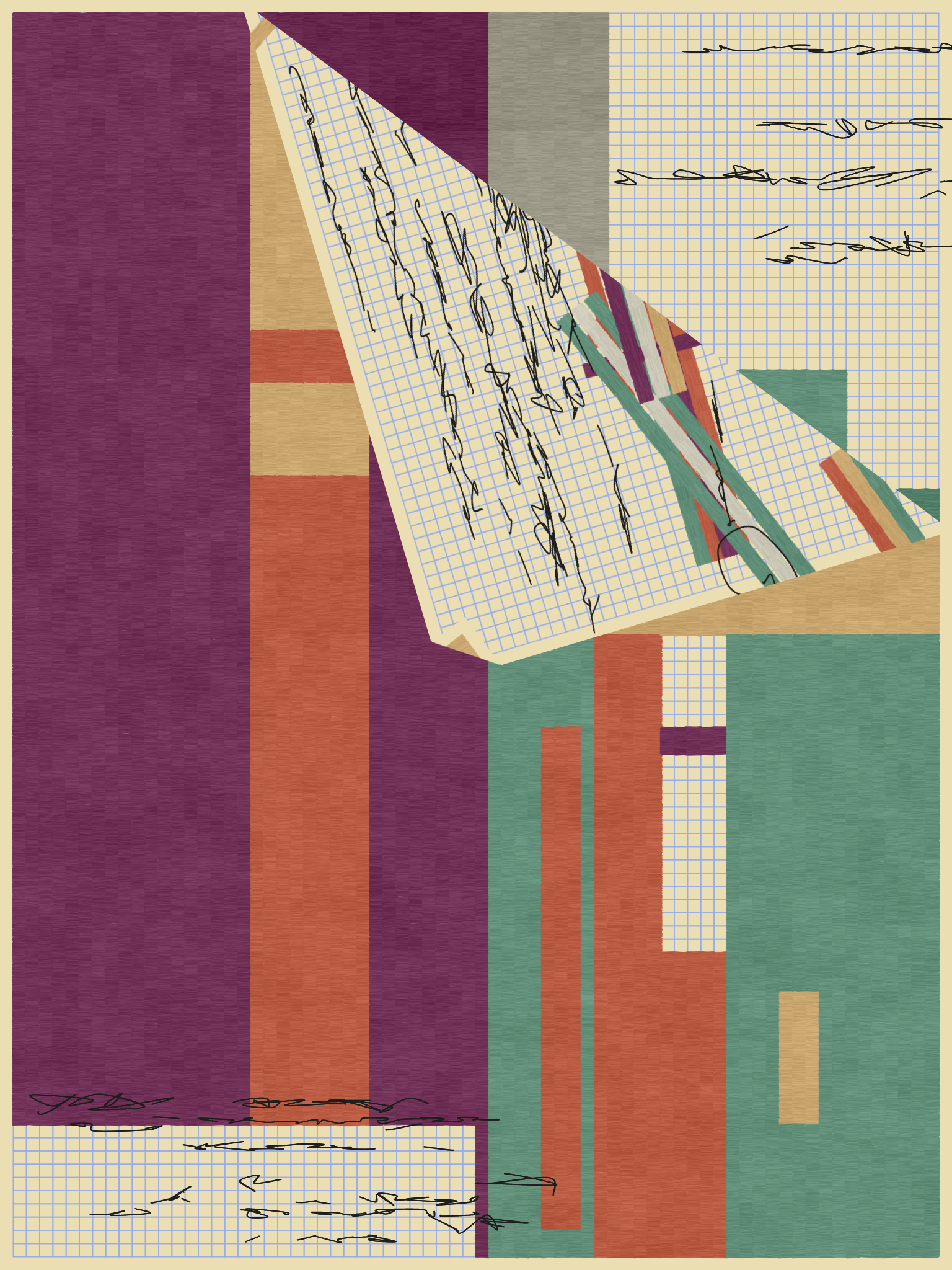 All Fold: Sketch #38 static NFT preview