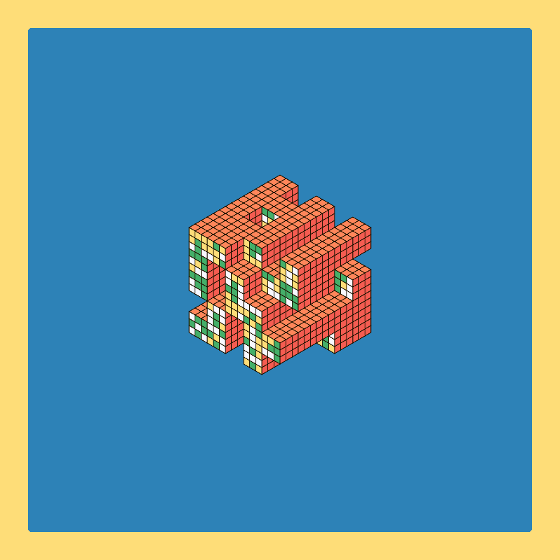 Rubik’s Fortress II #71 static token preview