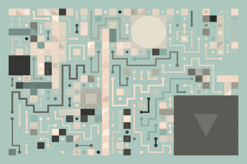 Scattered Pathways #73 static NFT preview