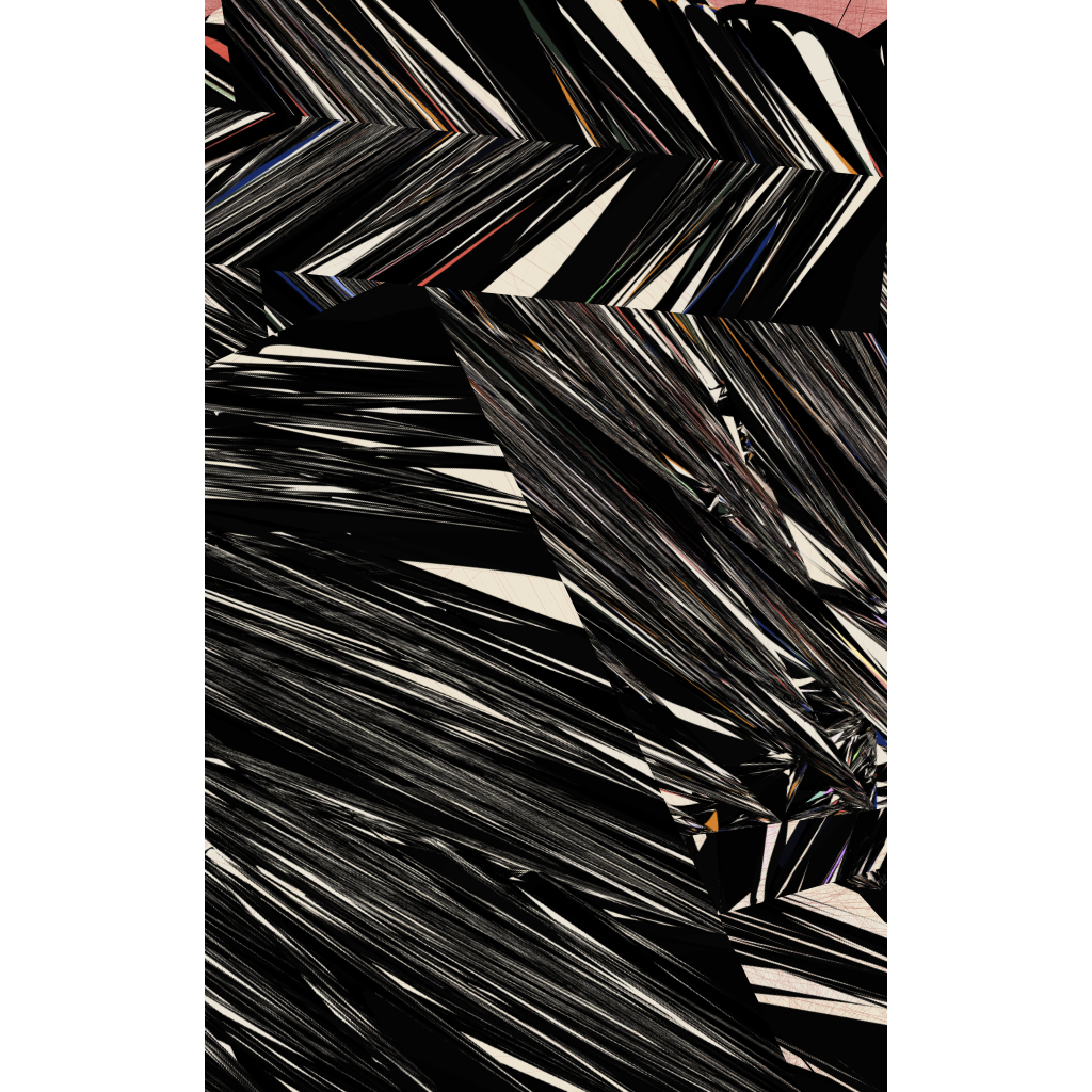 Broken Abstractions in Black #231 static NFT preview