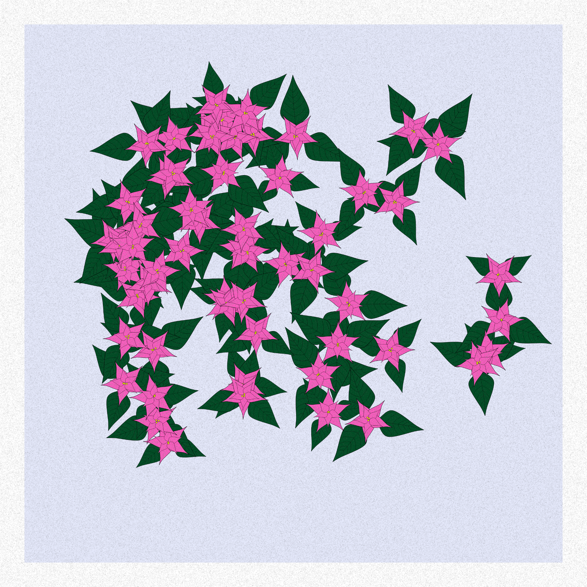 Flowers #124 static NFT preview