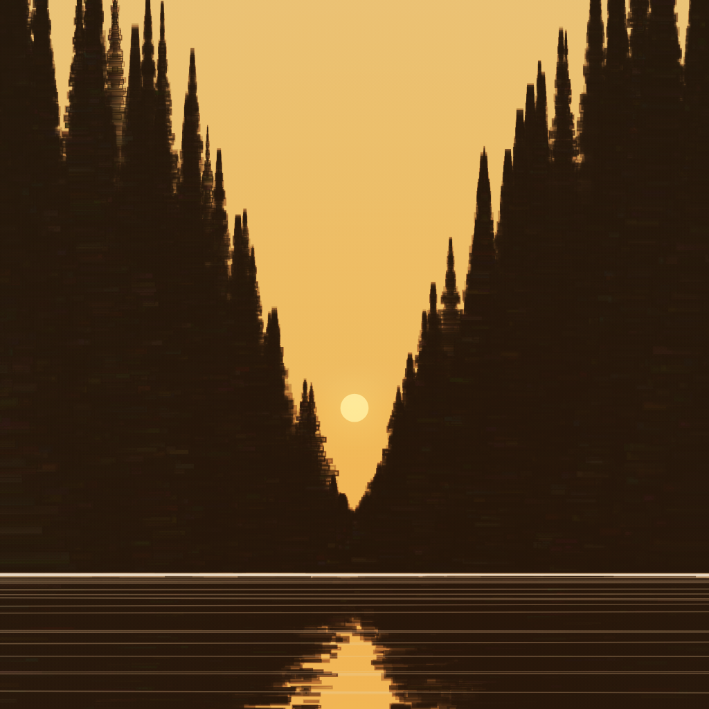 trees.on.lake #87 static NFT preview