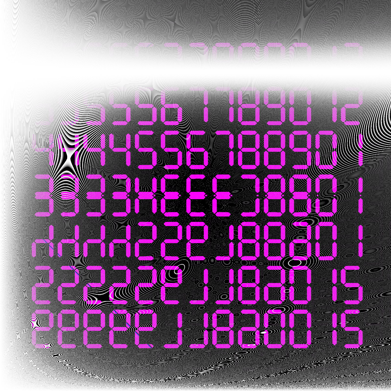 Digits #1096 static NFT preview