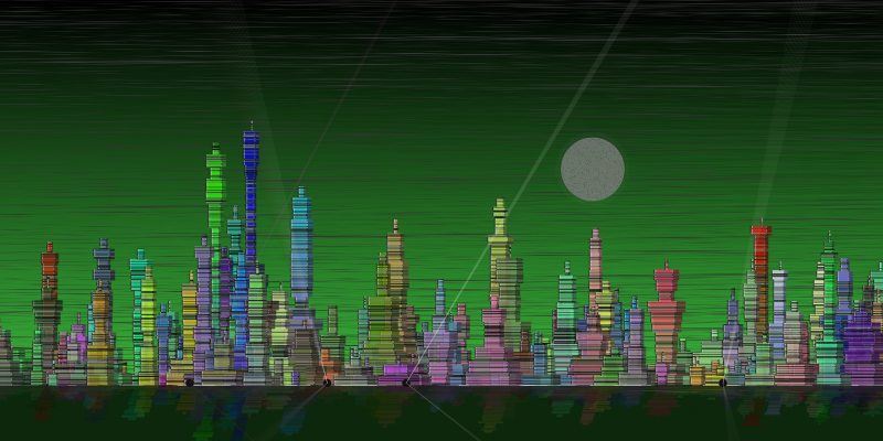 Fictional Cityscapes #36 static token preview
