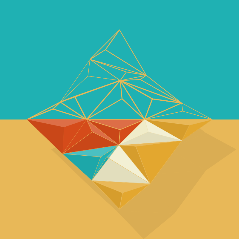 Machine 9: floating islands #46 static NFT preview