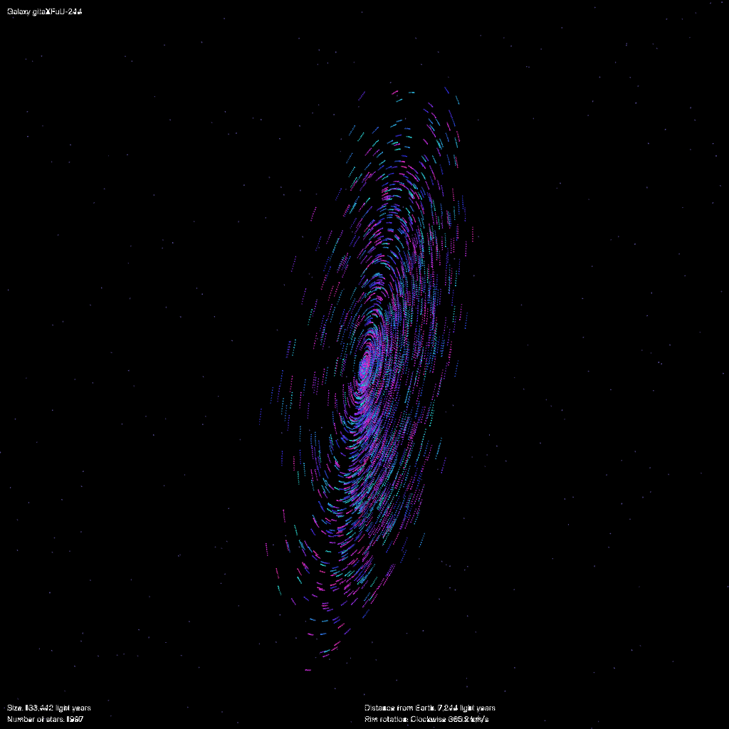 Spacelike #68 static NFT preview