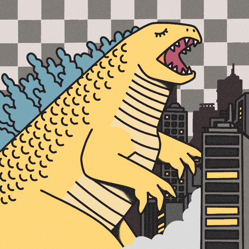 FX_ZILLA #61 static NFT preview