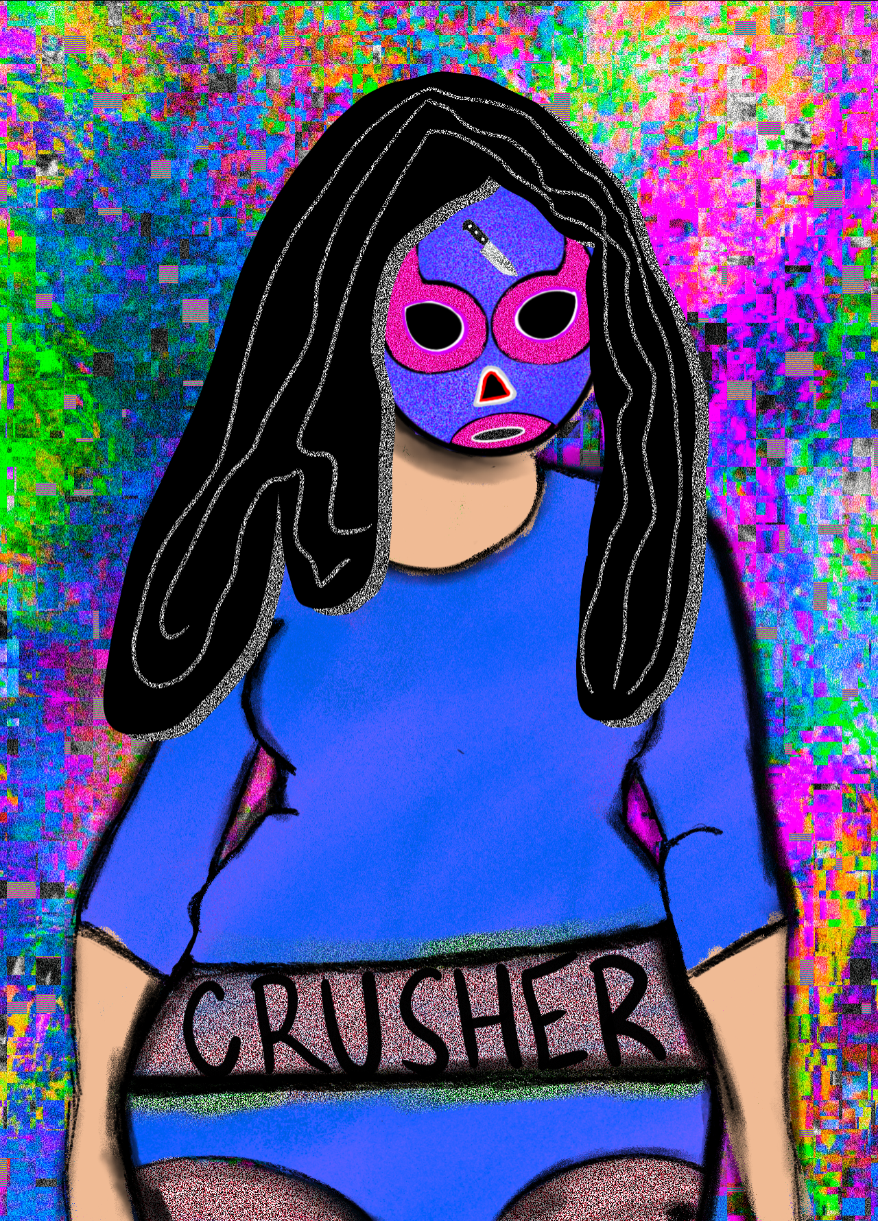 NFT luchadora #31 static NFT preview