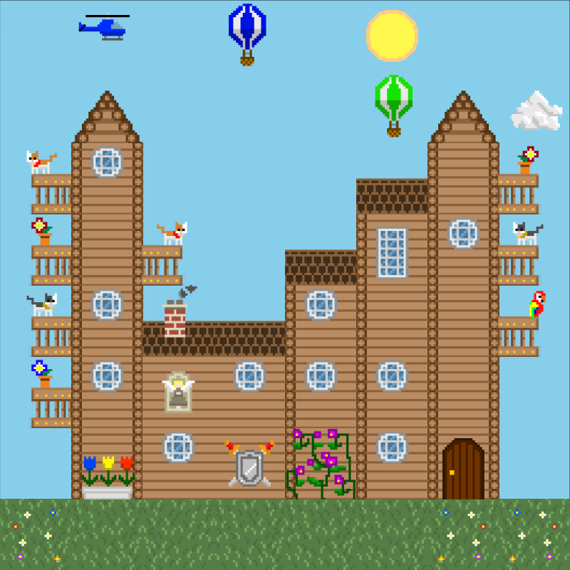 2D Mansion #645 static token preview